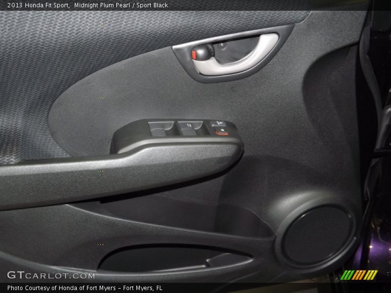 Midnight Plum Pearl / Sport Black 2013 Honda Fit Sport