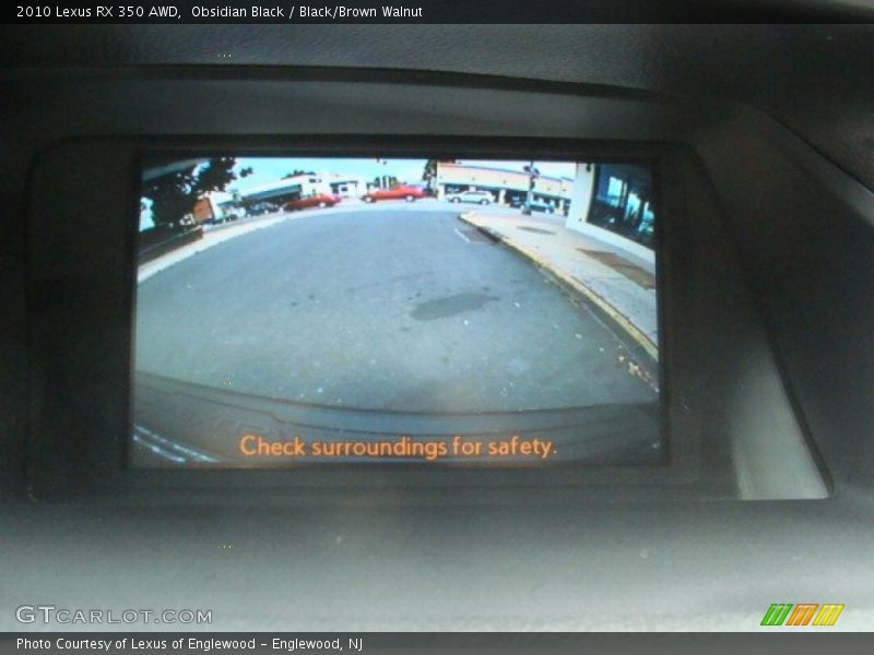 Obsidian Black / Black/Brown Walnut 2010 Lexus RX 350 AWD