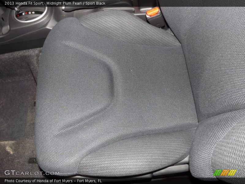 Midnight Plum Pearl / Sport Black 2013 Honda Fit Sport