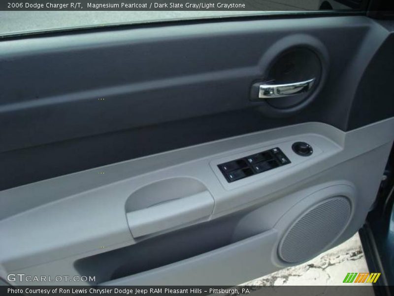Magnesium Pearlcoat / Dark Slate Gray/Light Graystone 2006 Dodge Charger R/T