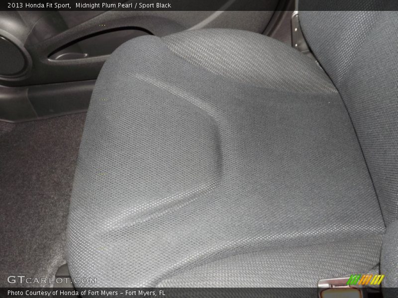 Midnight Plum Pearl / Sport Black 2013 Honda Fit Sport