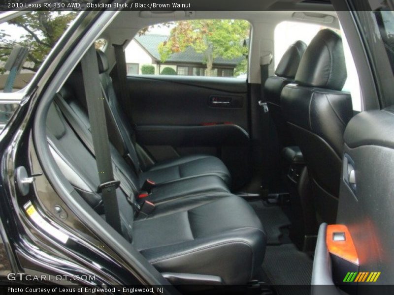 Obsidian Black / Black/Brown Walnut 2010 Lexus RX 350 AWD
