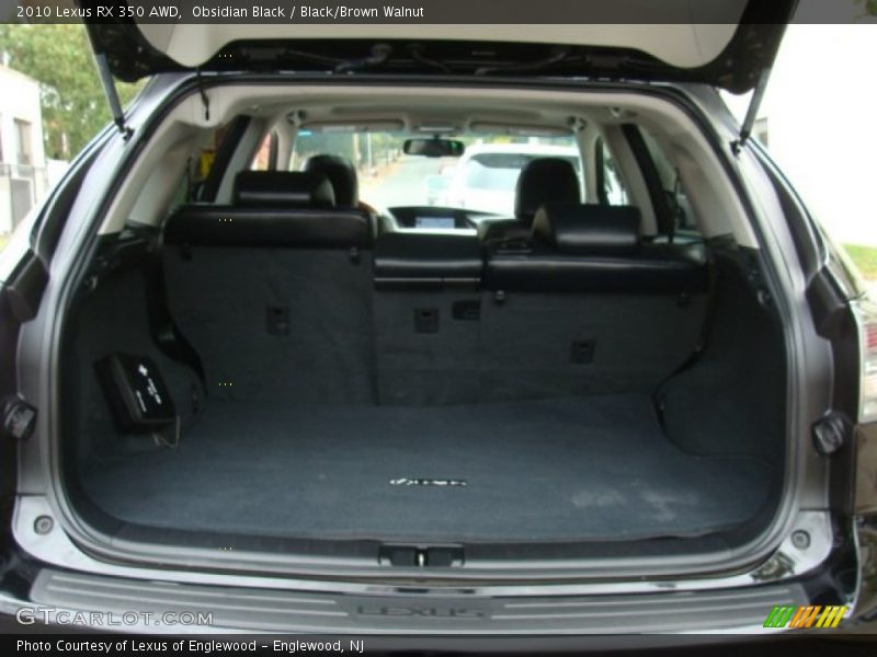 Obsidian Black / Black/Brown Walnut 2010 Lexus RX 350 AWD