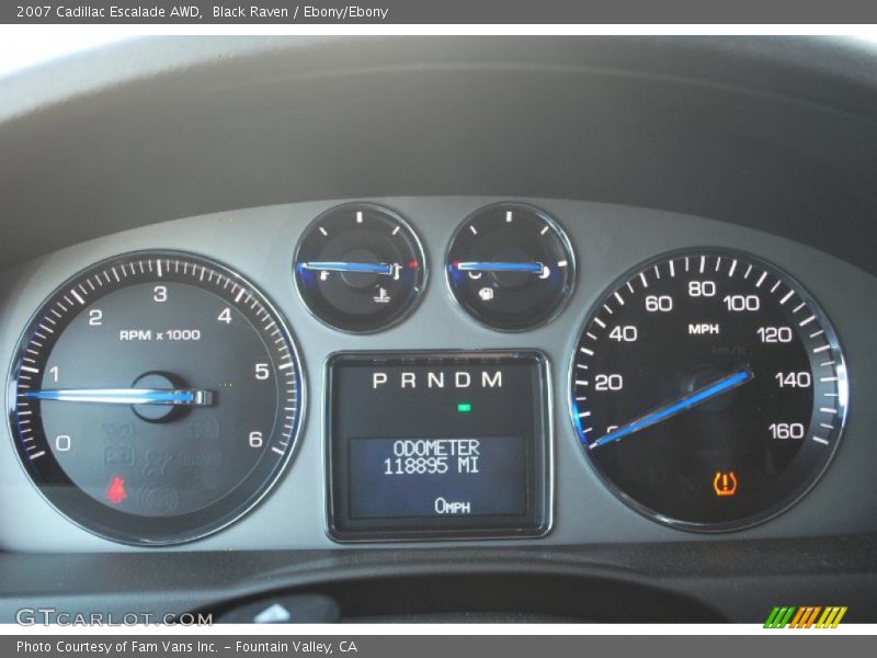 Black Raven / Ebony/Ebony 2007 Cadillac Escalade AWD