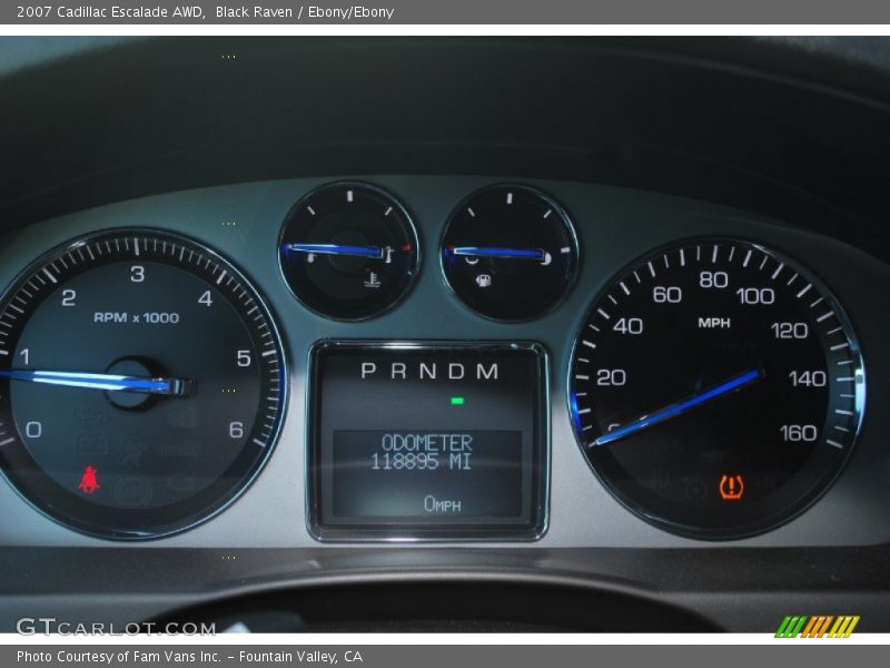 Black Raven / Ebony/Ebony 2007 Cadillac Escalade AWD