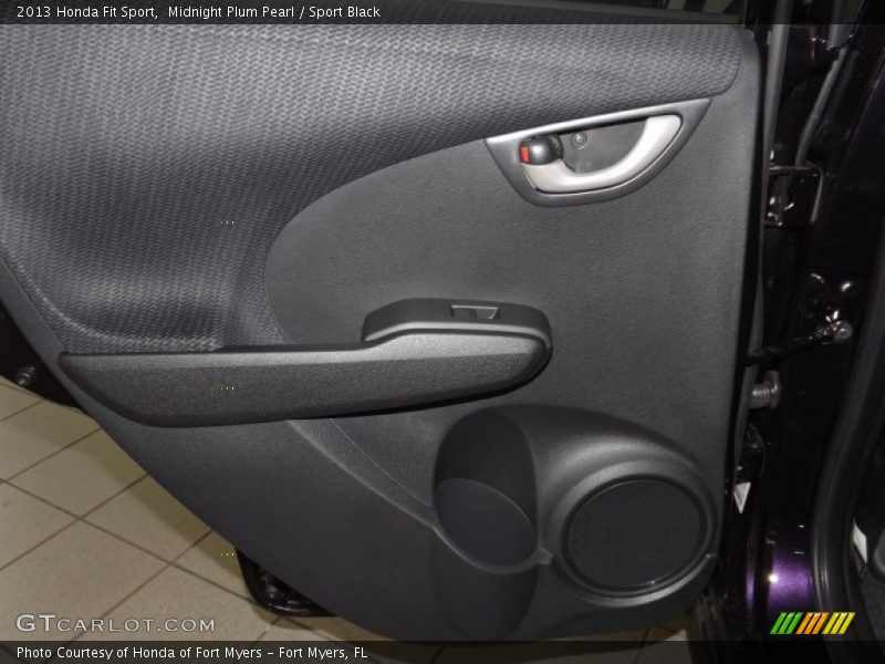 Midnight Plum Pearl / Sport Black 2013 Honda Fit Sport