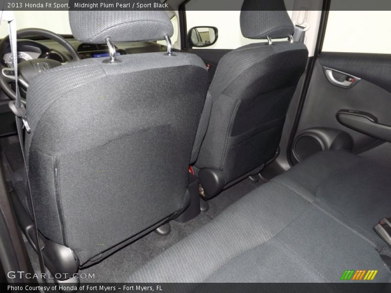 Midnight Plum Pearl / Sport Black 2013 Honda Fit Sport