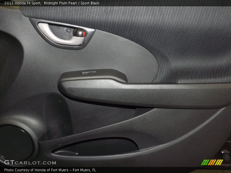 Midnight Plum Pearl / Sport Black 2013 Honda Fit Sport