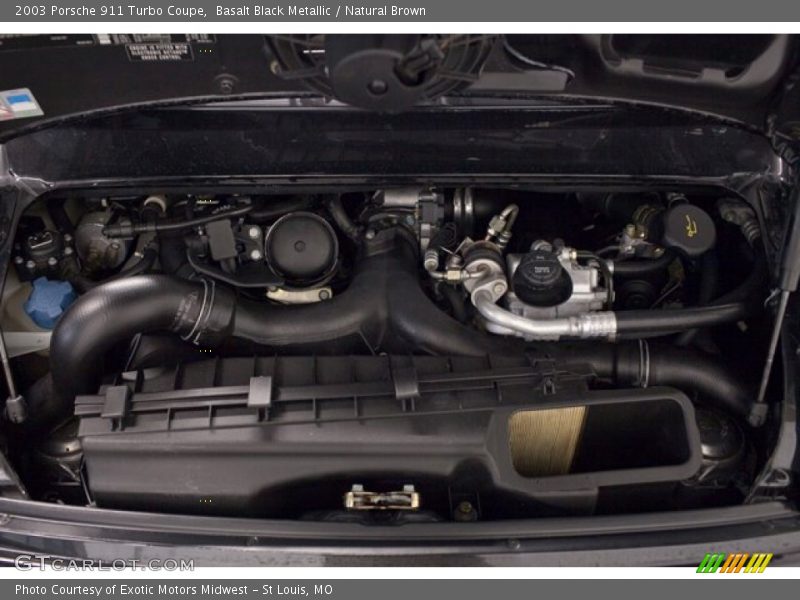  2003 911 Turbo Coupe Engine - 3.6 Liter Twin-Turbocharged DOHC 24V VarioCam Flat 6 Cylinder