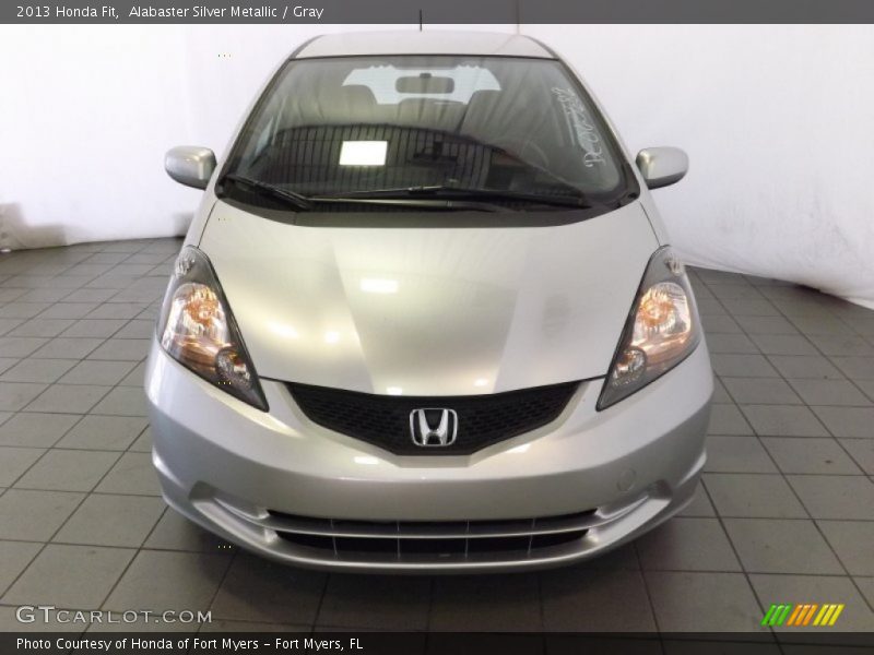 Alabaster Silver Metallic / Gray 2013 Honda Fit