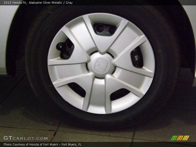 Alabaster Silver Metallic / Gray 2013 Honda Fit