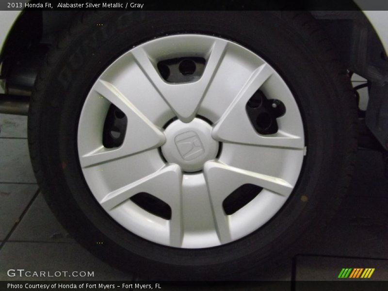 Alabaster Silver Metallic / Gray 2013 Honda Fit