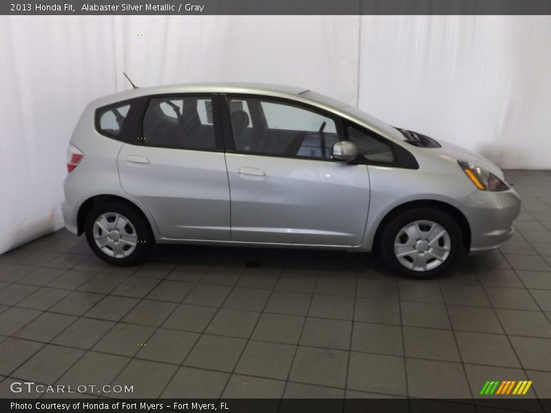 Alabaster Silver Metallic / Gray 2013 Honda Fit