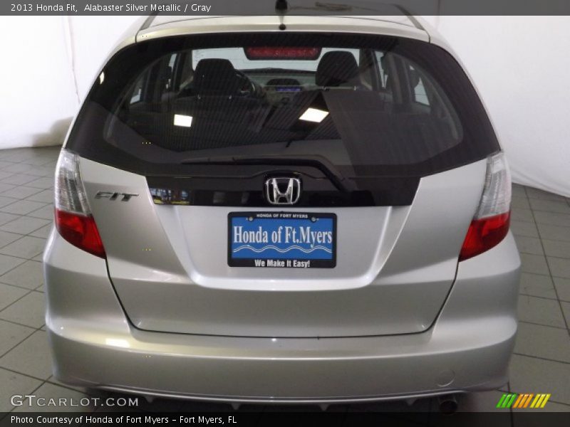 Alabaster Silver Metallic / Gray 2013 Honda Fit
