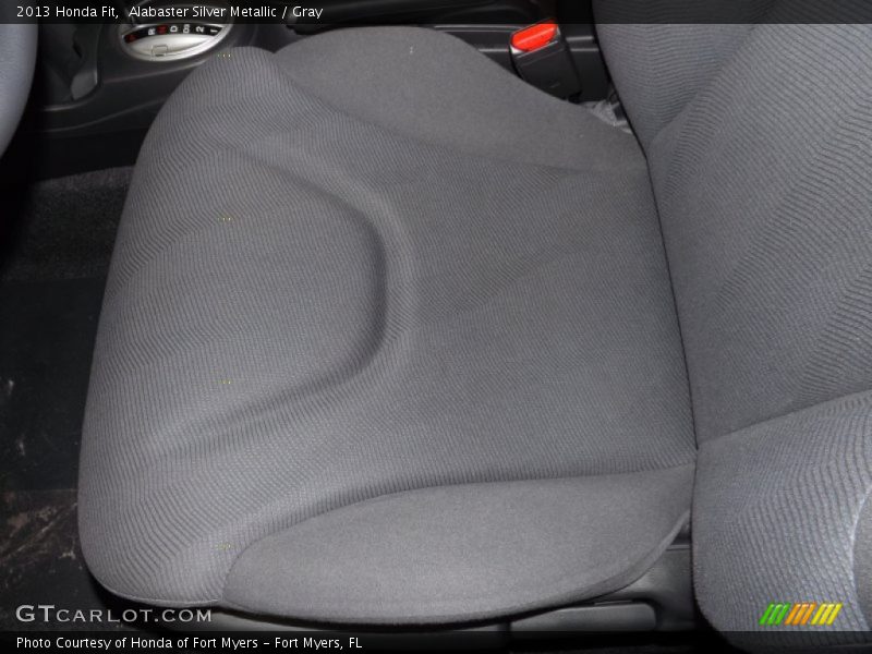Alabaster Silver Metallic / Gray 2013 Honda Fit