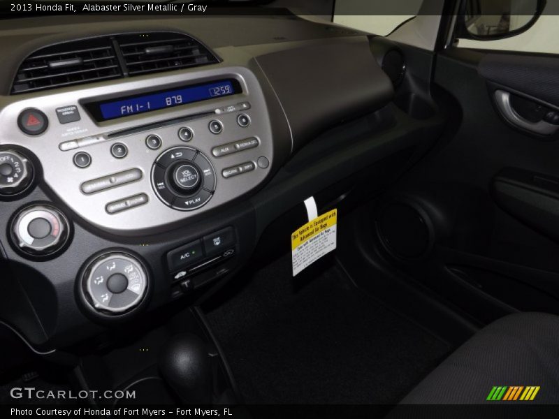 Alabaster Silver Metallic / Gray 2013 Honda Fit