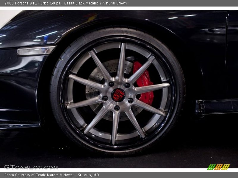 Custom Wheels of 2003 911 Turbo Coupe