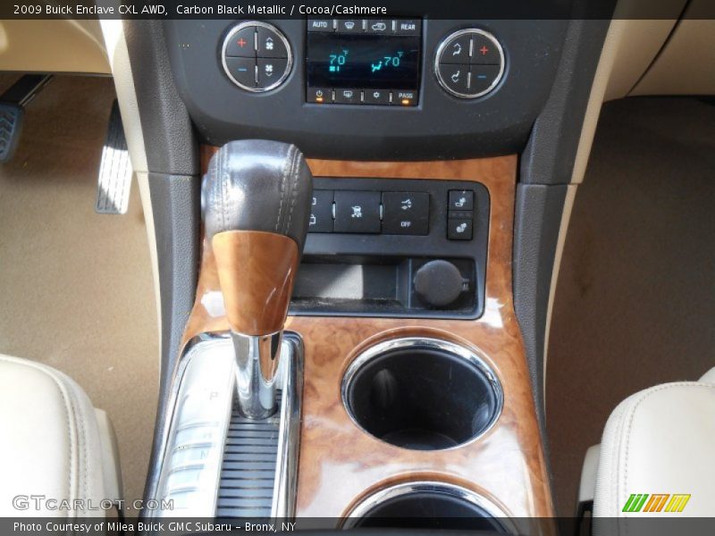 Carbon Black Metallic / Cocoa/Cashmere 2009 Buick Enclave CXL AWD