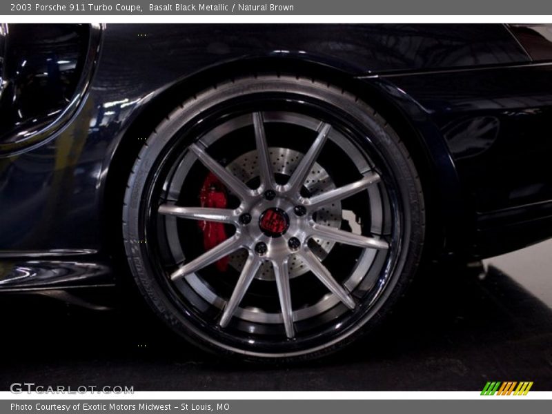 Custom Wheels of 2003 911 Turbo Coupe