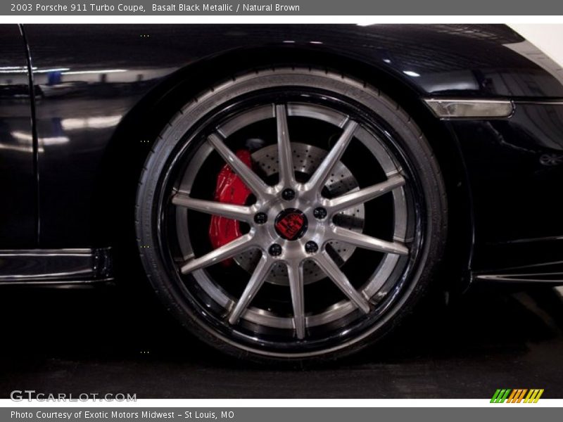 Custom Wheels of 2003 911 Turbo Coupe