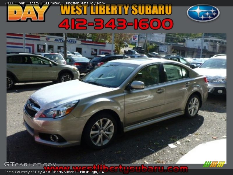 Tungsten Metallic / Ivory 2014 Subaru Legacy 2.5i Limited
