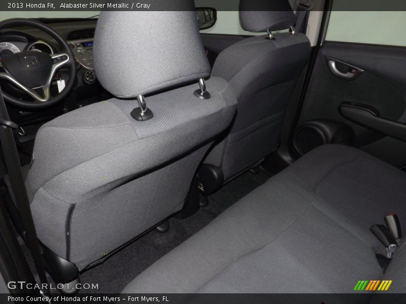 Alabaster Silver Metallic / Gray 2013 Honda Fit