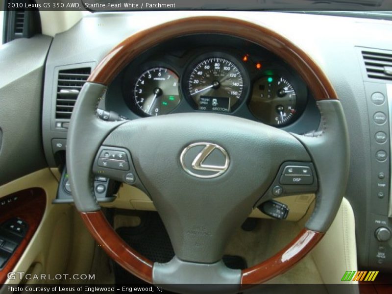 Starfire Pearl White / Parchment 2010 Lexus GS 350 AWD