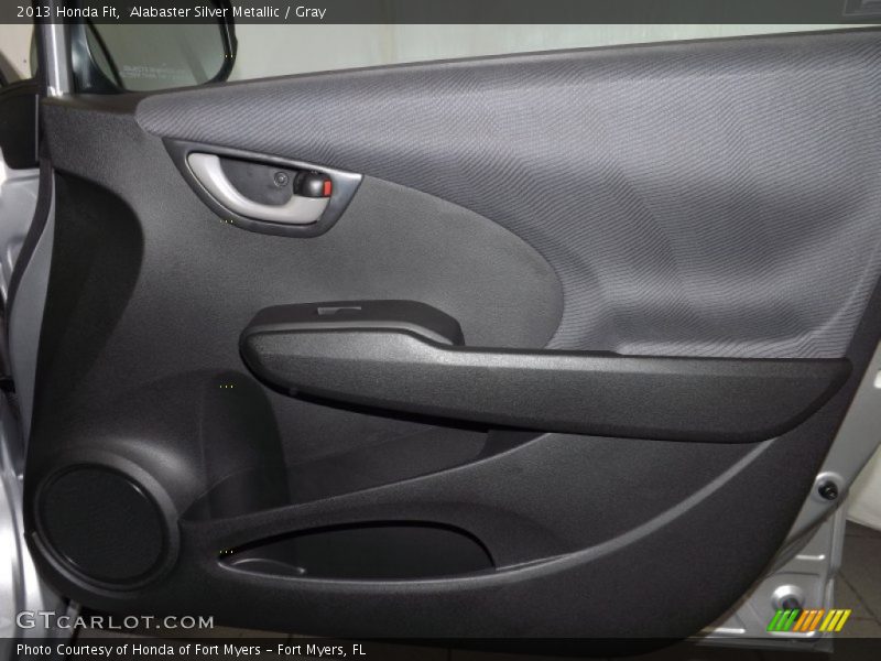 Alabaster Silver Metallic / Gray 2013 Honda Fit