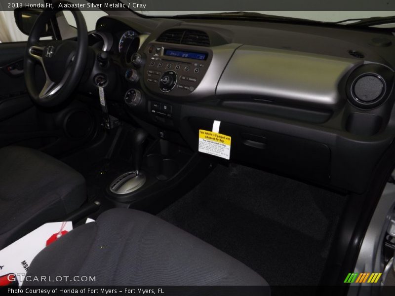 Alabaster Silver Metallic / Gray 2013 Honda Fit