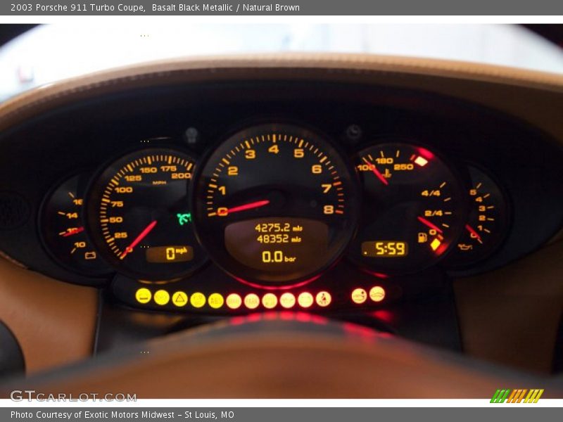  2003 911 Turbo Coupe Turbo Coupe Gauges