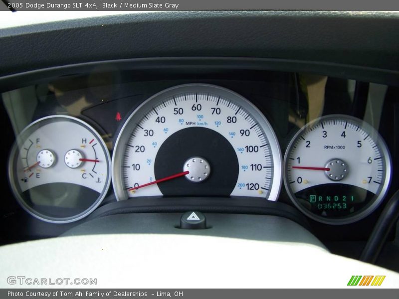 Black / Medium Slate Gray 2005 Dodge Durango SLT 4x4