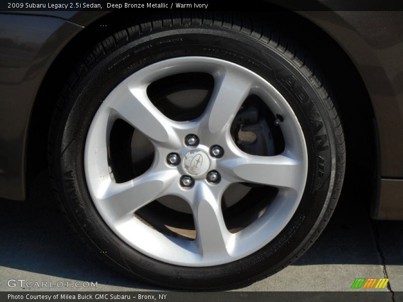Deep Bronze Metallic / Warm Ivory 2009 Subaru Legacy 2.5i Sedan