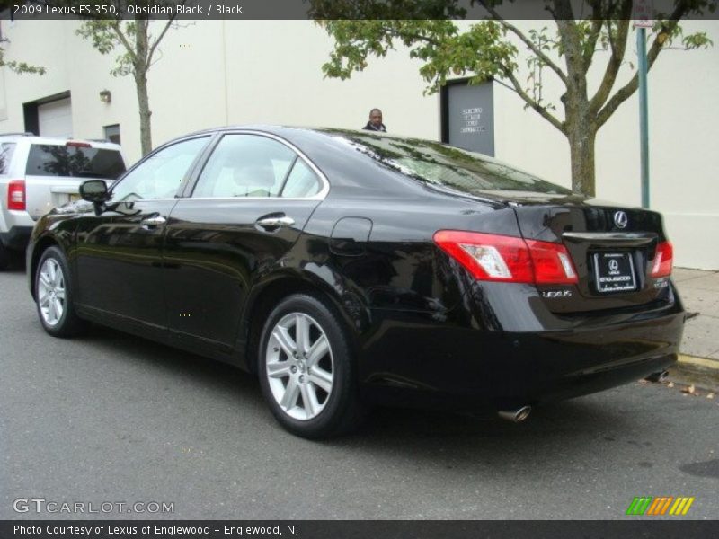 Obsidian Black / Black 2009 Lexus ES 350