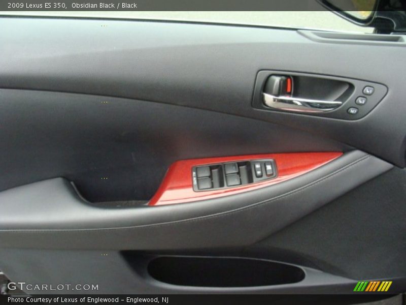 Obsidian Black / Black 2009 Lexus ES 350