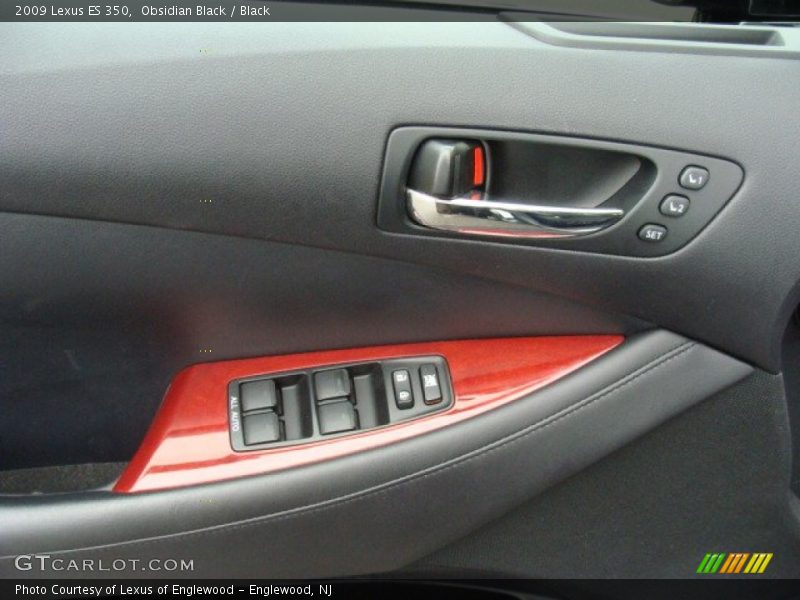 Obsidian Black / Black 2009 Lexus ES 350