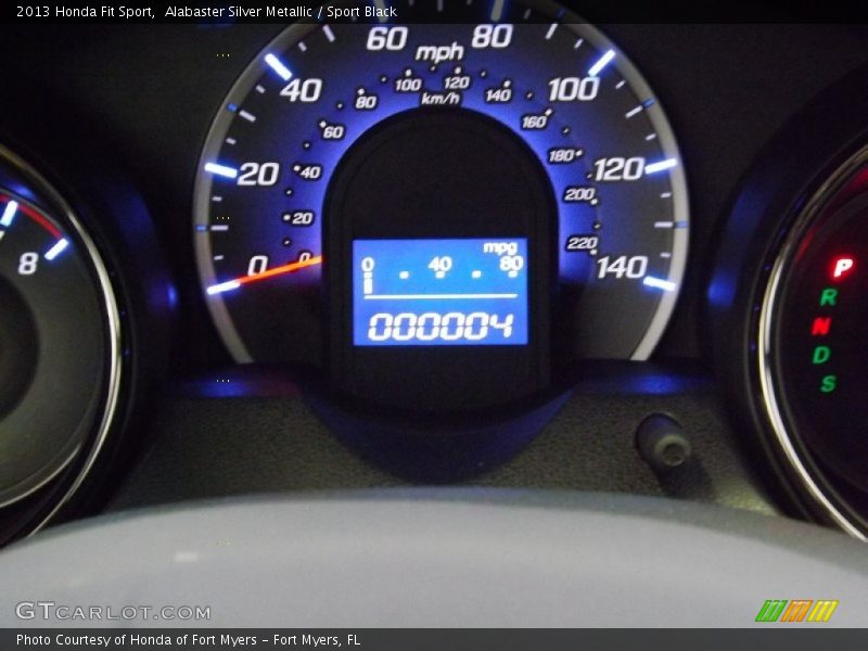 Alabaster Silver Metallic / Sport Black 2013 Honda Fit Sport