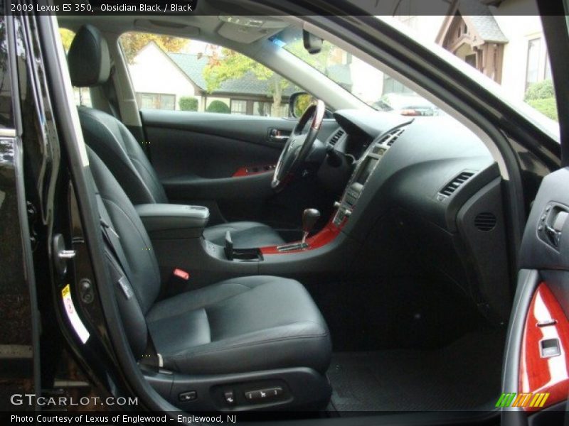 Obsidian Black / Black 2009 Lexus ES 350