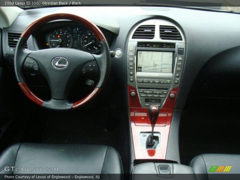 Obsidian Black / Black 2009 Lexus ES 350