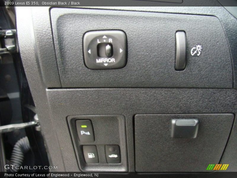 Obsidian Black / Black 2009 Lexus ES 350