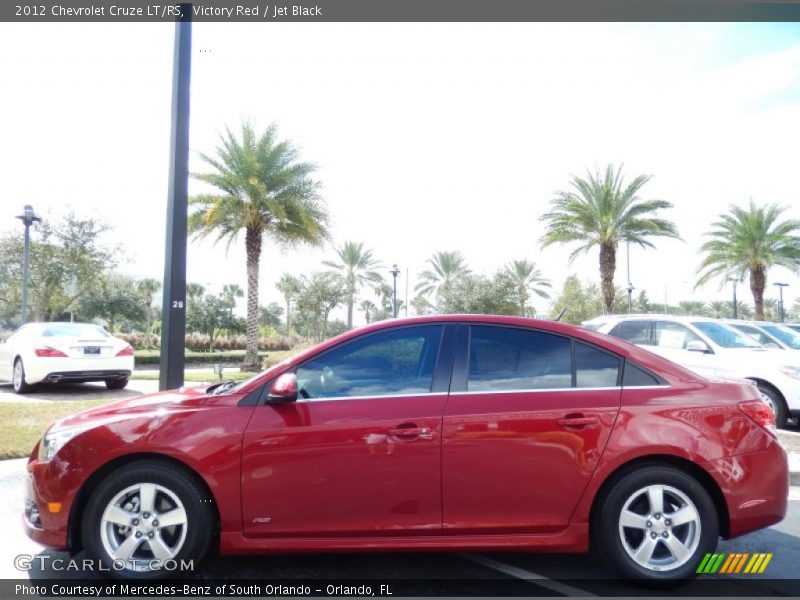 Victory Red / Jet Black 2012 Chevrolet Cruze LT/RS