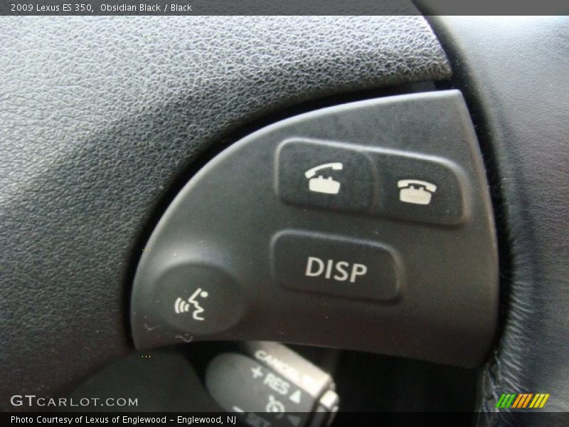 Obsidian Black / Black 2009 Lexus ES 350