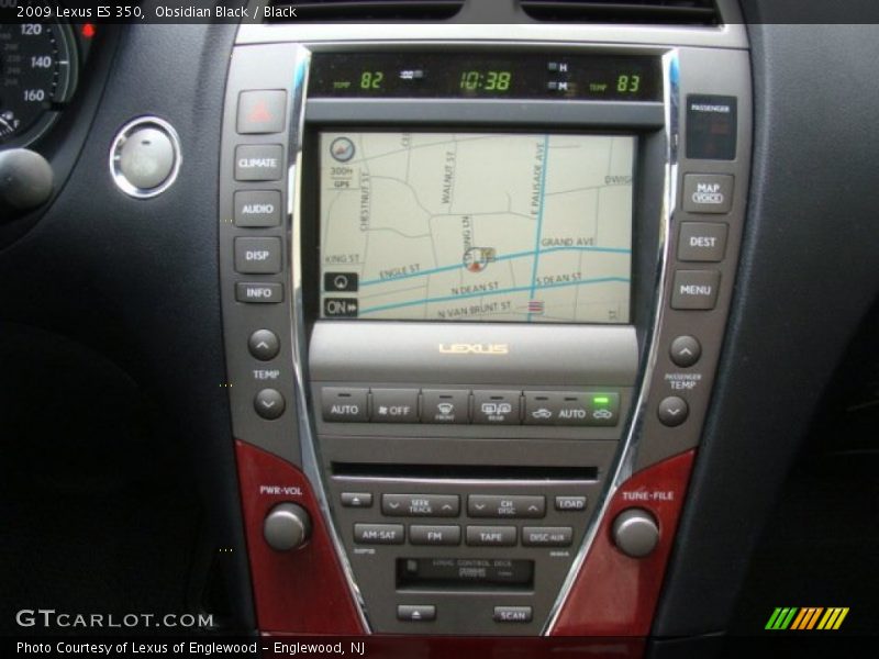 Obsidian Black / Black 2009 Lexus ES 350