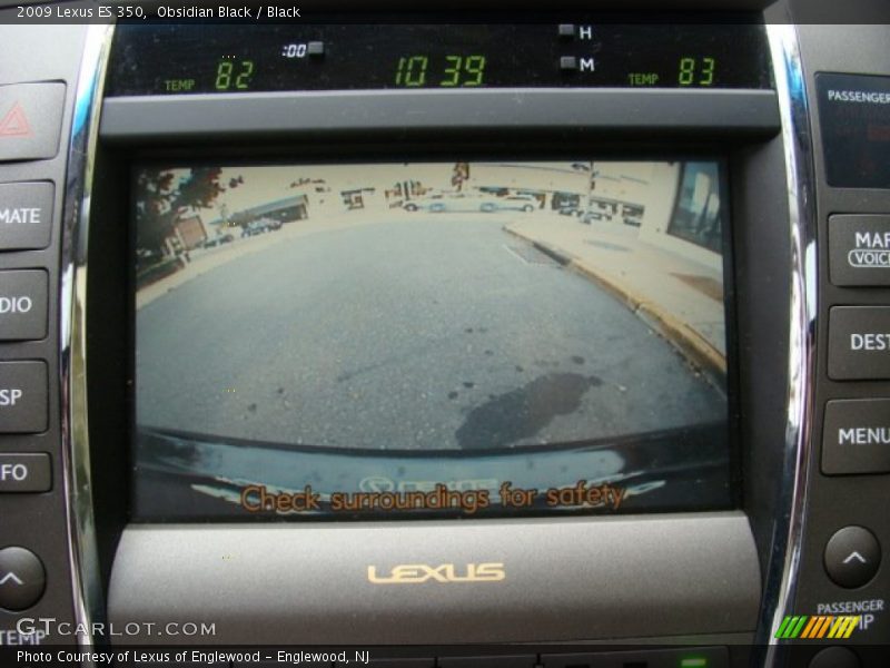 Obsidian Black / Black 2009 Lexus ES 350