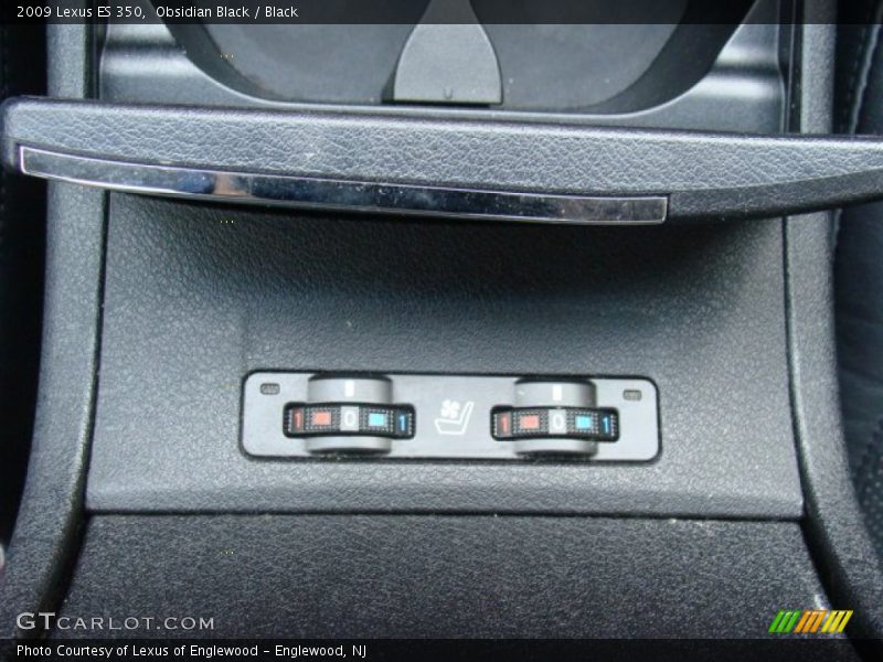 Obsidian Black / Black 2009 Lexus ES 350