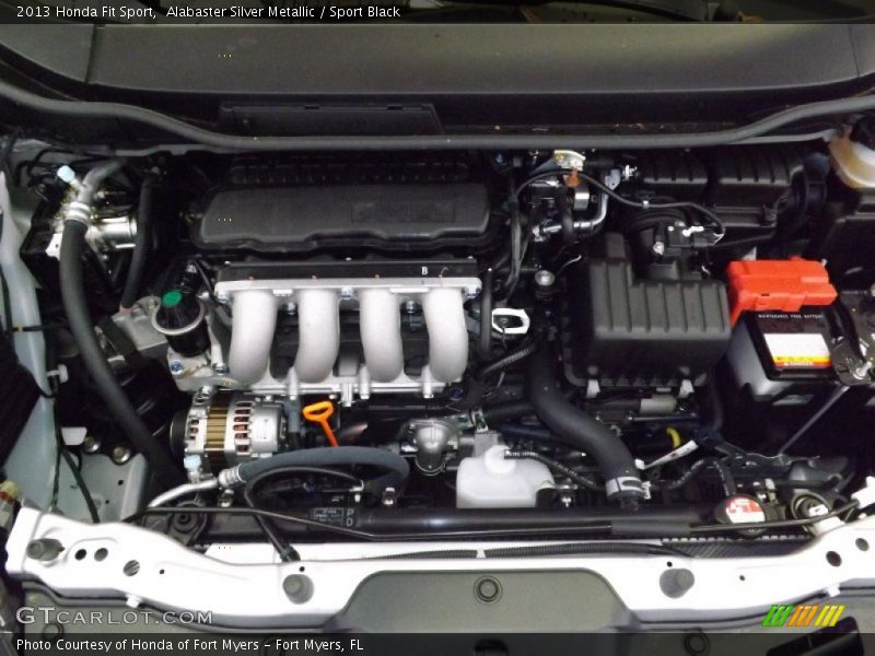Alabaster Silver Metallic / Sport Black 2013 Honda Fit Sport