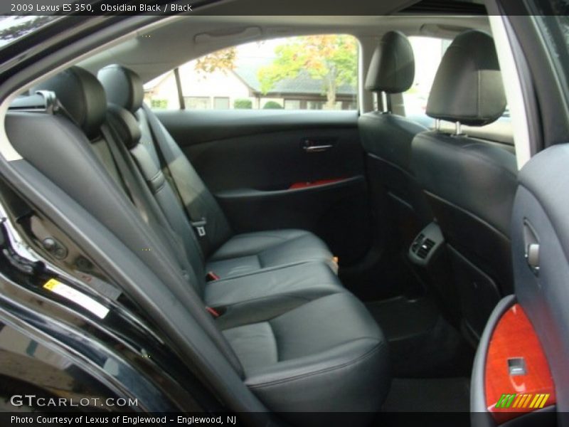Obsidian Black / Black 2009 Lexus ES 350