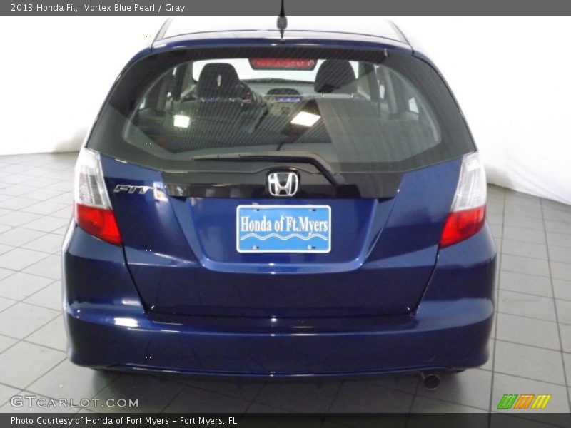 Vortex Blue Pearl / Gray 2013 Honda Fit