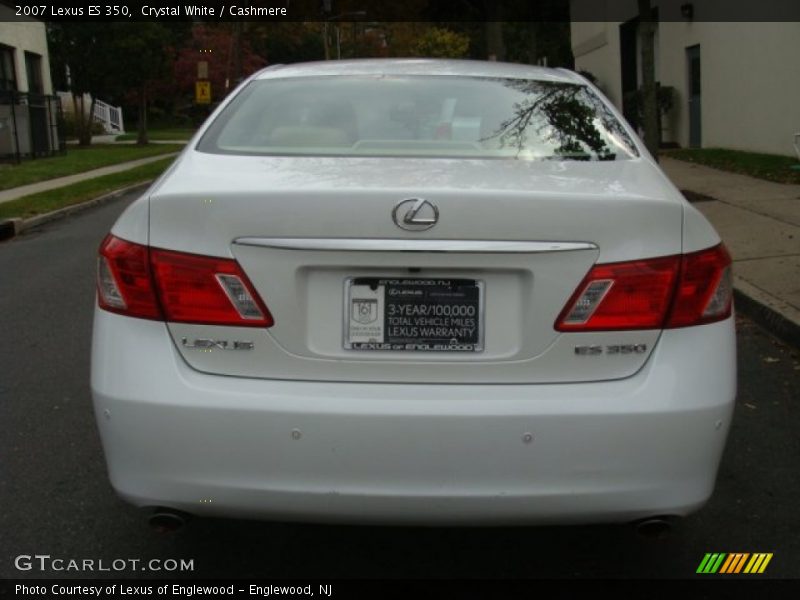 Crystal White / Cashmere 2007 Lexus ES 350