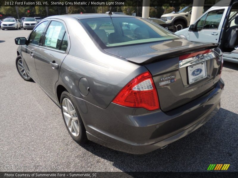 Sterling Grey Metallic / Medium Light Stone 2012 Ford Fusion SEL V6