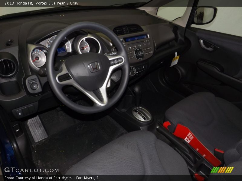 Vortex Blue Pearl / Gray 2013 Honda Fit